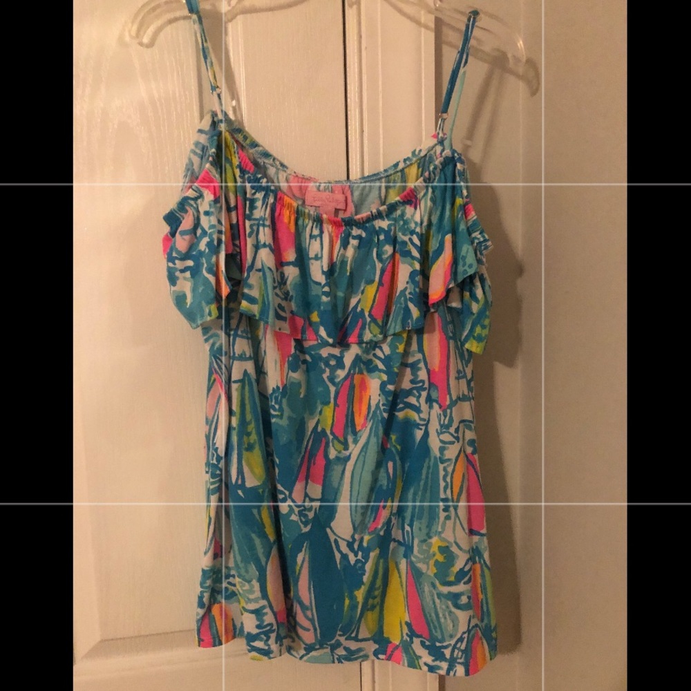 NWOT LILLY PULITZER COLD SHOULDER SHIRT